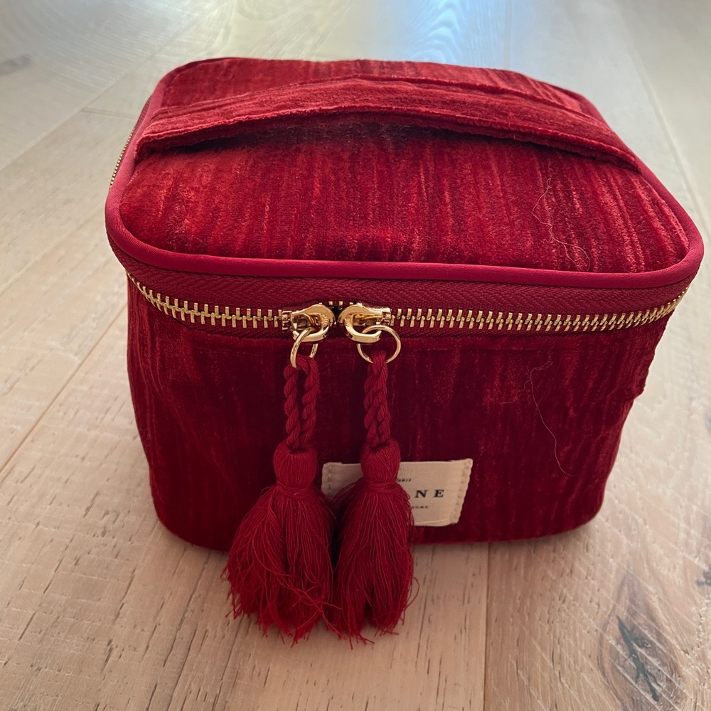 MINI VANITY CASE CRUSHED VELVET